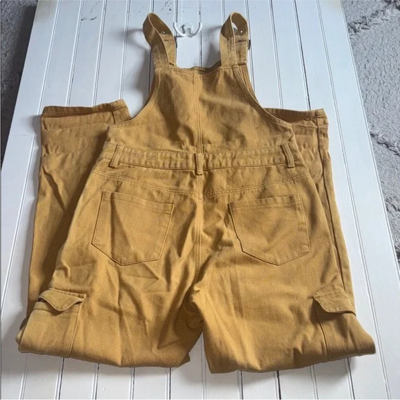 Wild Honey Overalls Yellow Size M - Picture 9 of 10